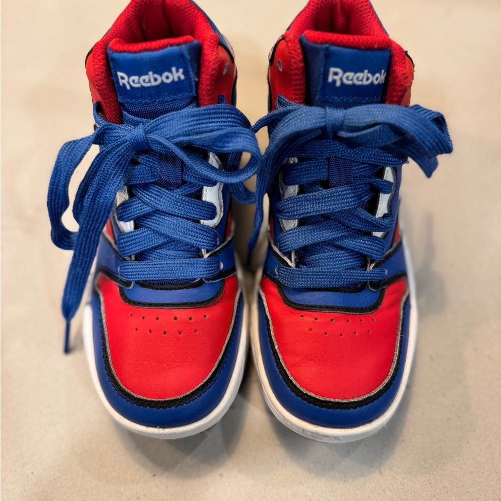 Reebok Kids Red and Blue Sneakers